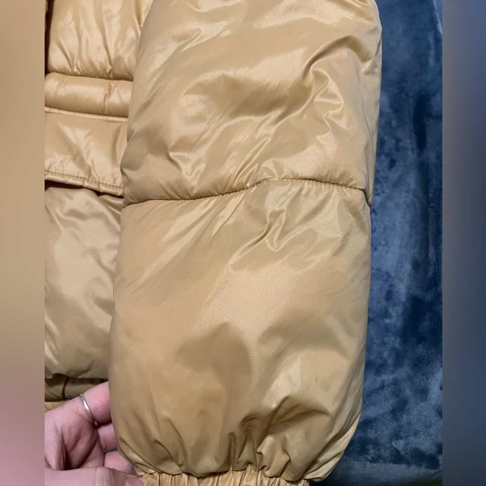 Abercrombie & Fitch Camel Puffer Jacket - Picture 10 of 13